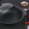 Pig iron pot clay pot rice braised chicken sand pot Small casserole pot soup Open flame high temperature pot Induction cooker is suitable