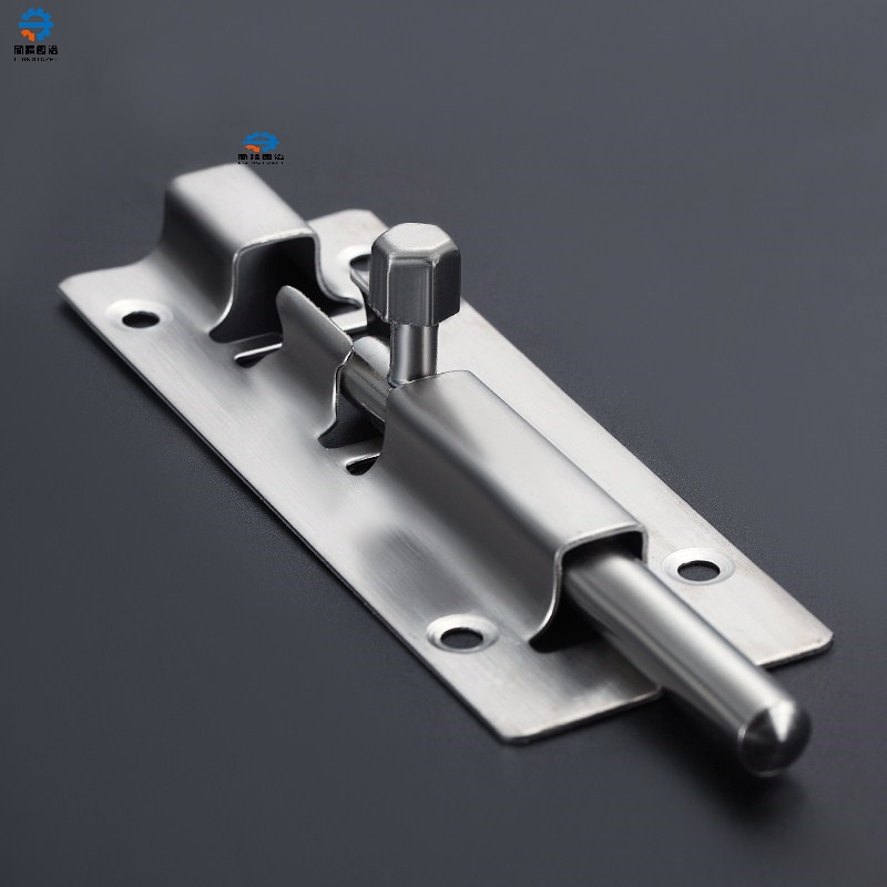 After door latch door Detaining Bolt Door Lock Old-fashioned Fork Frizz Wood Room Door Ming Stainless Steel Bolt Fork shaved off Suona