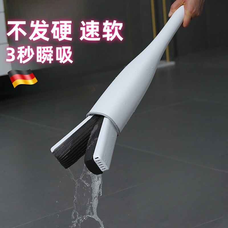 German Sponge Mop, Hands-Free Washing, New Model for Home Use, Cleans in One Sweep, Strong Water Absorption, Pva Mop for Bathroom and Toilet