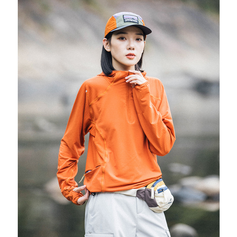 Mountainvalley Outdoor Sports Lightweight Quick-Drying Top Hooded Pullover Sweatshirt Running and Cycling Top Mountainvalley Outdoor Sports Lightweight Quick-Drying Top Hooded Pullover Sweatshirt Running and Cycling Top