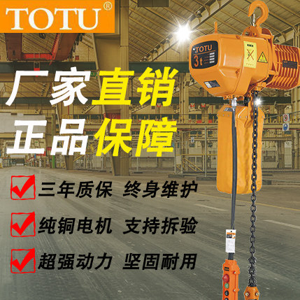Ring Chain Electric Crane 1 ton 2 ton 2 ton 5-3-5-10 0 T Row Crane Chain Strip Type Hanger 380v Anti-explosion
