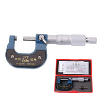 Guilin outer diameter accuracy 0 001 digital display high-precision spiral micrometer 0-25-50 Guilin new measurement outer diameter 1000