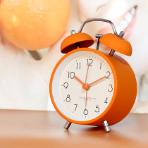 Dormitory students use the bedside clock to wake up the alarm clock metal mechanical lazy childrens alarm with light