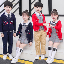 Kindergarten Garden Clothing Spring Autumn Clothing New College Wind Children Class Service Opening Games Elementary School Children School Uniform Suit