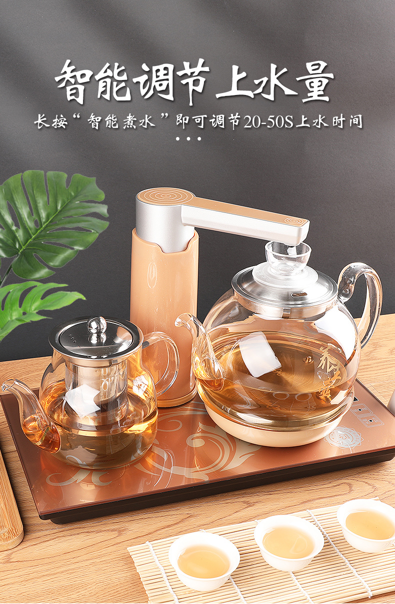 Hoàn toàn tự động ấm đun nước điện tích hợp bơm trà bàn trà Kung Fu thiết bị đặc biệt bếp cảm ứng nhà - ấm đun nước điện bình siêu tốc xiaomi