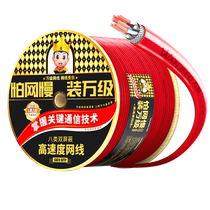 Class 8 network cable cat8 10000 Gigabit shielded pure oxygen-free copper engineering 5G home computer broadband high-speed network cable