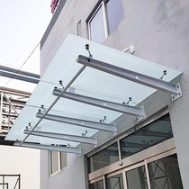Canopy joist curtain wall custom-made sun canopy corbel steel beam bracket glass claw door head rain frame I-beam structure