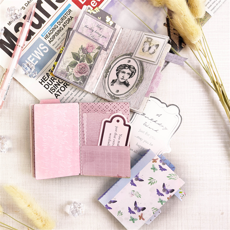 Papus Handmade Small Notebook, Mini Notebook, Pocket-Sized Notebook, Die-Cut Set, Label, Page Divider, Arrow Papus Handmade Small Notebook, Mini Notebook, Pocket-Sized Notebook, Die-Cut Set, Label, Page Divider, Arrow