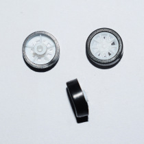 Model Diy parts wheels 1 5mm holes * outer diameter 11mm rubber toy wheels 1 5 * 80mm axles 10