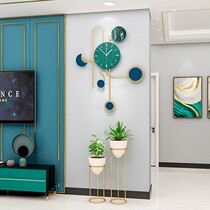 Personality simple clock clock living room Fashion Light luxury art wall watch creative home decoration clock mute