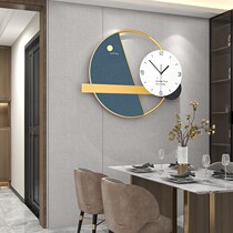Living room light luxury wall clock modern simple home fashion personality creative hanging wall Net red decoration wall clock