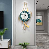 Nordic light luxury wall clock living room creative home decorative art clock modern simple wall clock mute