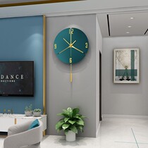 Modern minimalist clock wall clock home decoration living room hanging watch personality fashion creative hanging wall clock mute