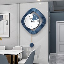 Light luxury clock wall clock living room home decorative art wall watch fashion simple creative wall clock
