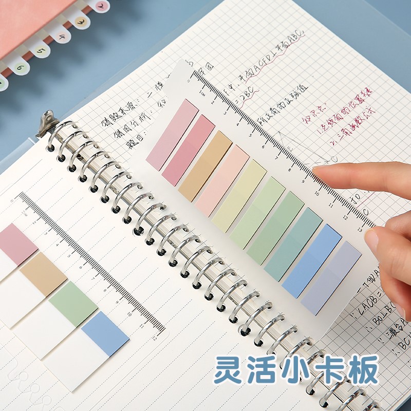 Morandi Convenience Stickup Label Teenage Mark notes Creative Cute Cartoon Convenience Stickup Little Fresher Instructions Notes