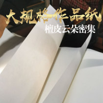 8 Eight feet rice paper Zhang two feet six feet eight feet three feet three specifications thickened raw rice paper Calligraphy special paper Semi-cooked brush word works paper National Exhibition Landscape flowers and birds freehand cooked Chinese painting Clip rice paper