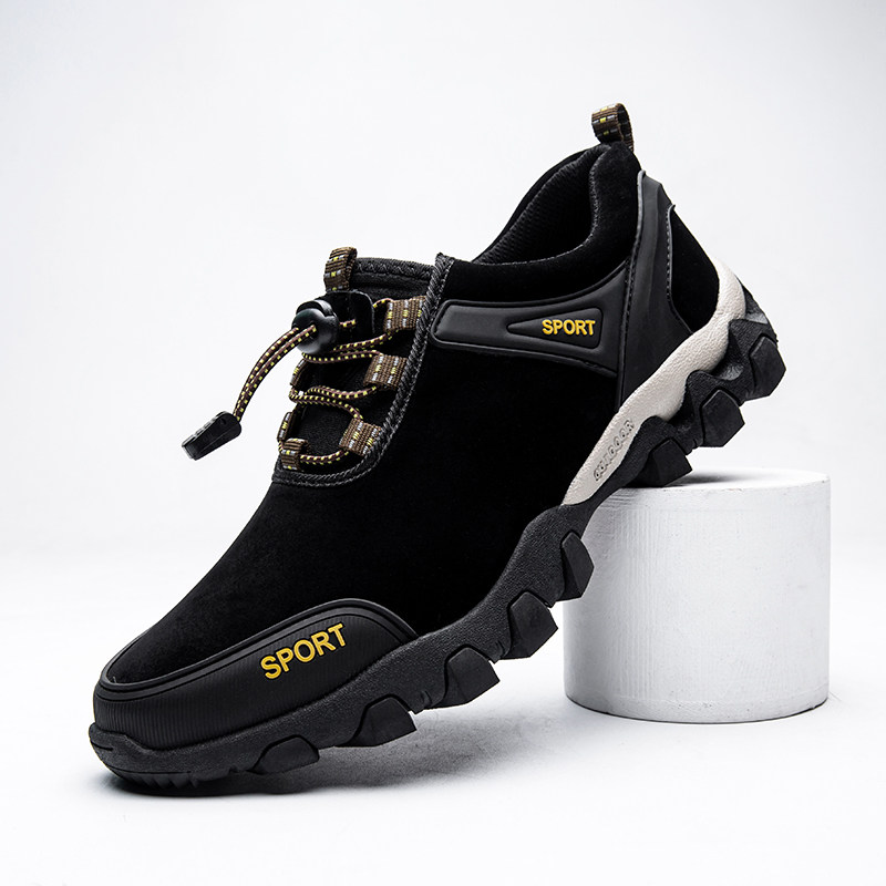 Autumn men's shoes waterproof non-slip outdoor hiking shoes soft bottom middle-aged dad shoes leisure sports travel shoes father shoes