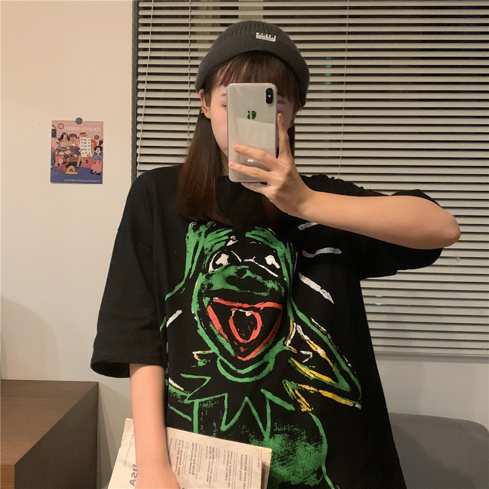 2021 Dongdaemun summer loose bf lazy Hyunya blouse ins tide