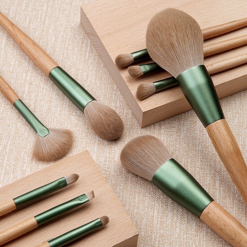 10 blush blush brush set of Cangzhou beginners ultra soft blush powder shadow brush beauty tools