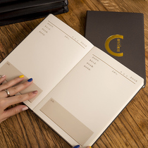 Canoca business office meeting planning record book A5 line-mounted notepad work meeting presided over the notebook stationery enterprise exclusive hot stamping custom LOGO