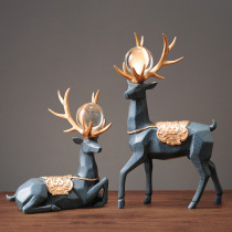Deer ornaments vase home decorations living room TV cabinet wine cabinet New Home gift office porch creative housewarming