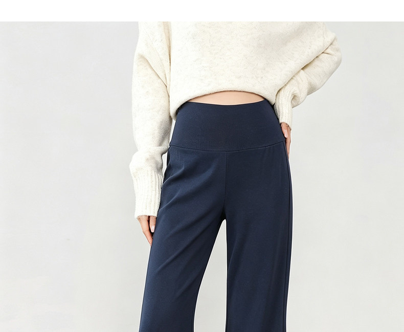 Maternity Pants for Outdoor Wear 2026 Spring and Autumn New Flared Pants with Belly Support Yoga Pants Plus Size Cropped Flared Pants for Autumn Outdoor — 9