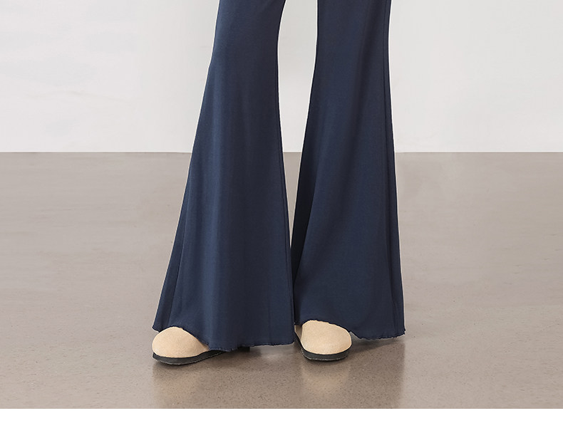 Maternity Pants for Outdoor Wear 2026 New Spring and Autumn Flared Pants with Belly Support Yoga Pants Plus Size Slightly Flared Long Pants for Autumn — 28