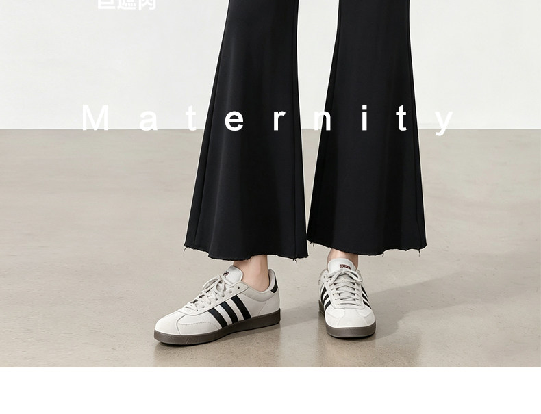 Maternity Pants for Outdoor Wear 2026 Spring and Autumn New Flared Pants with Belly Support Yoga Pants Plus Size Cropped Flared Pants for Autumn Outdoor — 31