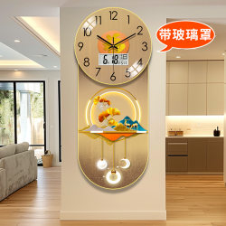 No-Drill Perpetual Calendar Clock Wall Clock for Living Room 2025 New arrival For Home Minimalist Modern Dining Room Decorative Wall Clock
