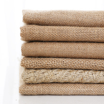 Burlap cloth thickened jute vintage decorative photo background cloth Handmade diy tablecloth old rough cloth sack cloth