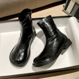 Martens, Tide, ретро осенние универсальные челси, короткие сапоги, коллекция 2021, тренд сезона, популярно в интернете