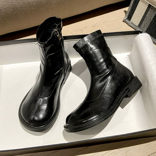 Martens, Tide, ретро осенние универсальные челси, короткие сапоги, коллекция 2021, тренд сезона, популярно в интернете
