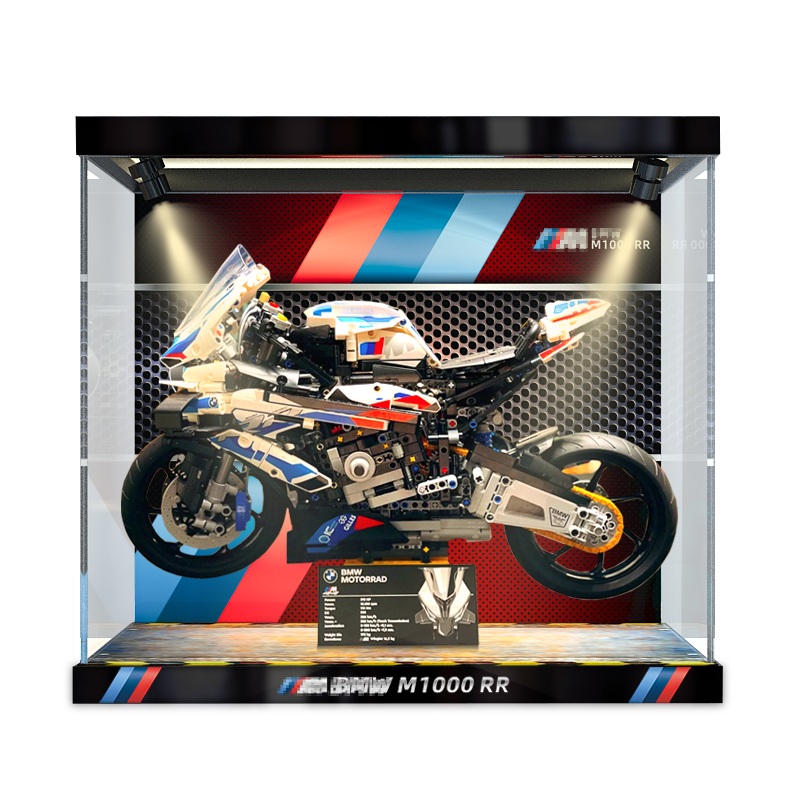 Lego 42130 BMW motorcycle display box