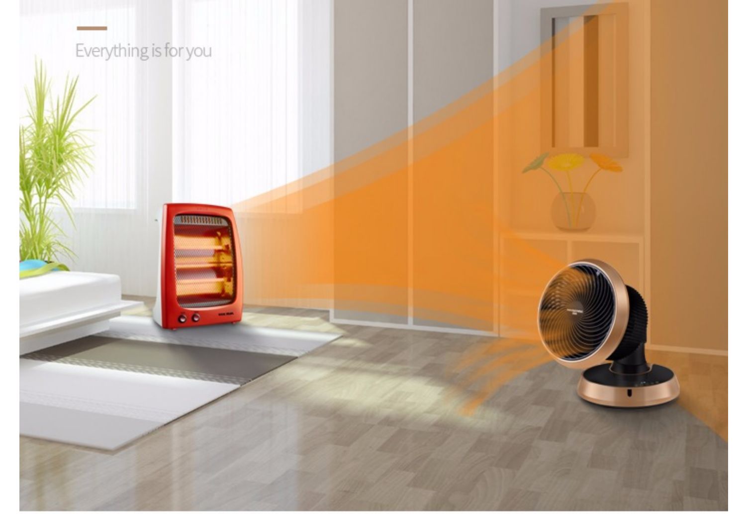 Haixin quạt lưu thông không khí nhà máy tính để bàn điều khiển từ xa lắc đầu tuabin đối lưu ký túc xá quạt gió mini - Quạt điện cánh quạt mini