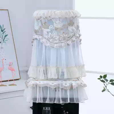 Water dispenser cover simple modern machine cover dustproof lace high-end cute water dispenser cover full bucket set