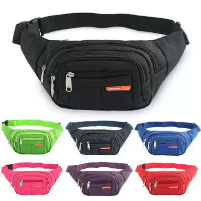 Selling vegetables to collect wallet business bag crossbody selling goods running bag canvas women men cashier small wallet change multi-layer special bag