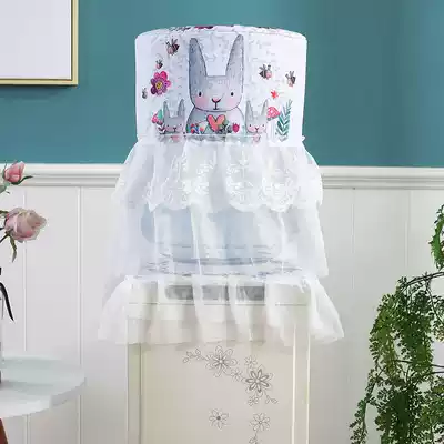 Water dispenser cover simple modern machine cover dustproof lace high-end cute water dispenser cover full bucket set