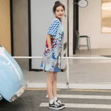 Современное ципао, платье для школьников, короткая летняя юбка, свободный крой, светлый стиль, подходит для подростков, китайский стиль