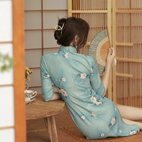 Синий, длинный, средней длины