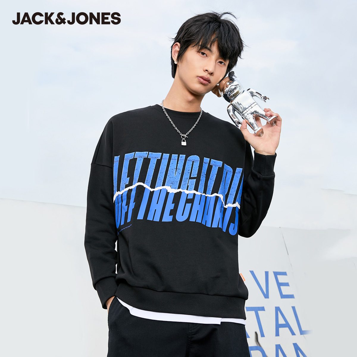 Jack & Jones 杰克琼斯 男式棉质宽松卫衣 天猫优惠券折后￥89包邮（￥159-70）多款可选