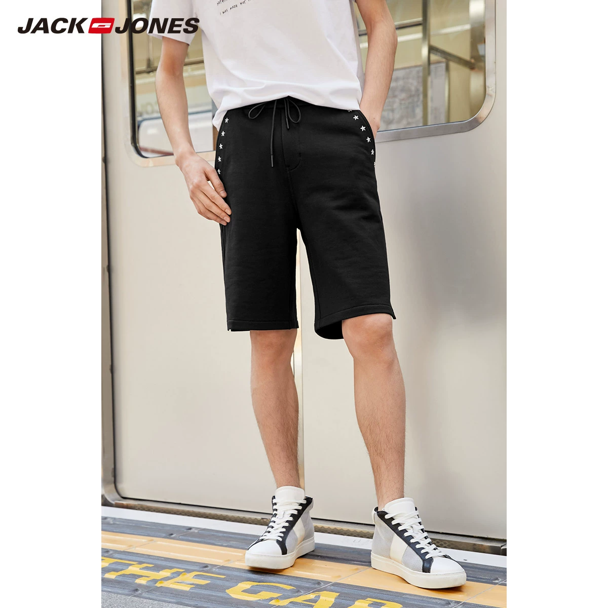 JackJones Jack Men Mùa xuân cho nam Xu hướng thời trang cotton Quần short Quần short C | 219215504 - Quần short