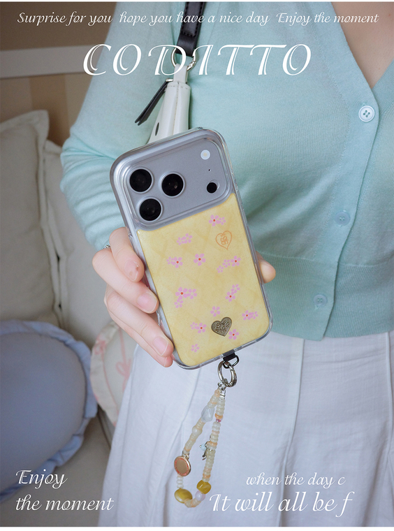 Coditto Floral Pink Cherry Blossoms Minimalist iPhone Case