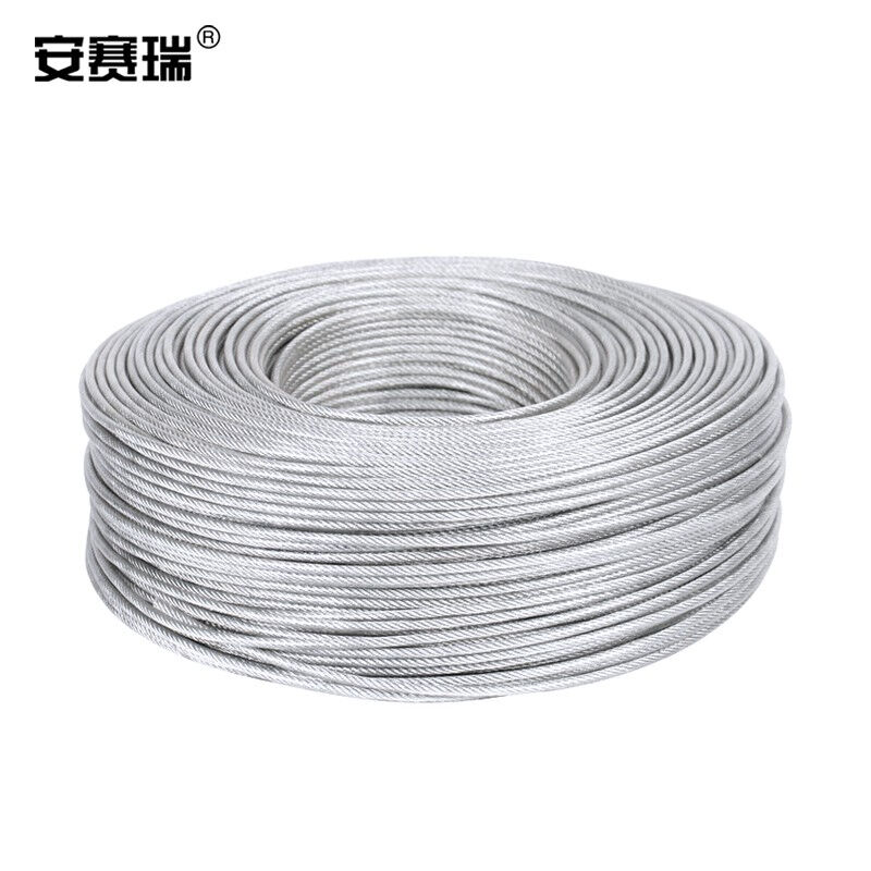 Anseret 304 Stainless Steel Wire Rope Industrial Traction Rope Sling Safety Traction Steel Strand Hoisting Lift-Taobao