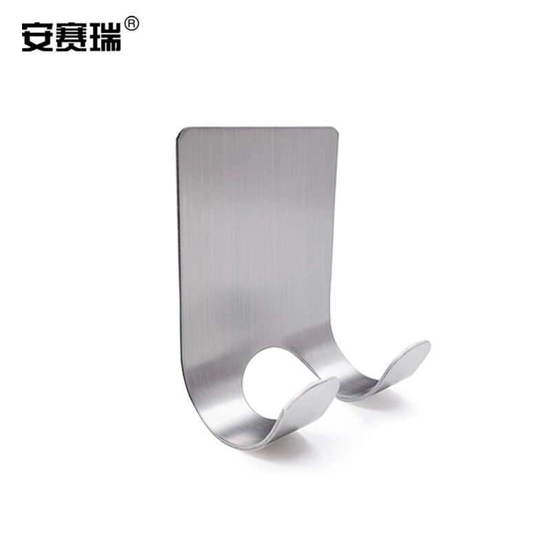 Ansely 304 stainless steel plug hook multi - function hook - free nail hook ( 2 pack ) to hold hang