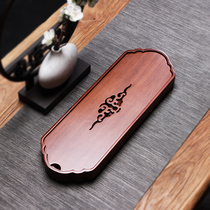 Tea tray household modern simple small tea Sea one person with water storage type dry bubble tray heavy bamboo water tray Chinese tray