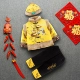 562-1 Poona Hat Hat Single Dragon Yellow