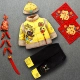 685-1 Poona Hat Little Dragon King Yellow