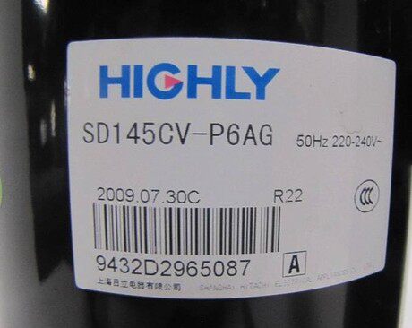 SD145UV-H6AU SD145UV-H6AU SD145CV-H6AU SD156CV-P6AG Hitachi 1 AIR CONDITIONING COMPRESSOR