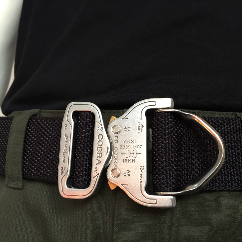 (JAKWAZ) Austrian AustriAlpin Cobra buckle tactical belt drop load outer belt male
