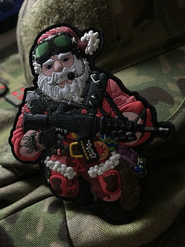 Подлинная Германия Патчлаб # Тактический Санта # Магический наклейка Qi Qi Глава рюкзак Эфиос рюкзак